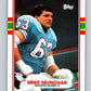 1989 Topps #97 Mike Munchak Oilers NFL Football Image 1