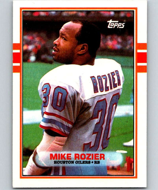 1989 Topps #98 Mike Rozier Oilers NFL Football Image 1