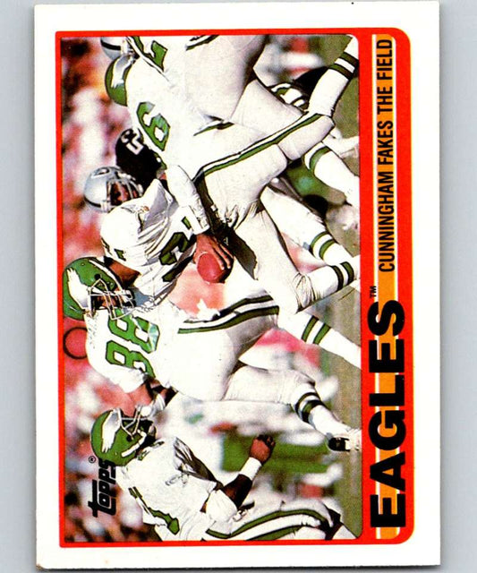 1989 Topps #106 Randall Cunningham Eagles TL NFL Football Image 1