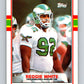 1989 Topps #108 Reggie White Eagles NFL Football Image 1