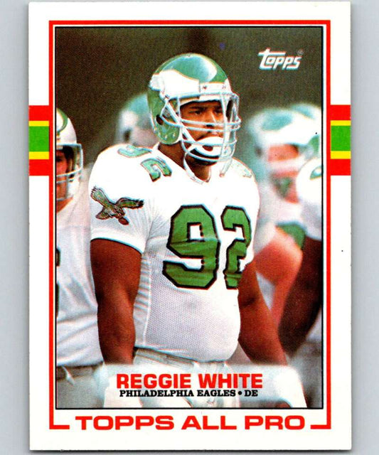 1989 Topps #108 Reggie White Eagles NFL Football Image 1