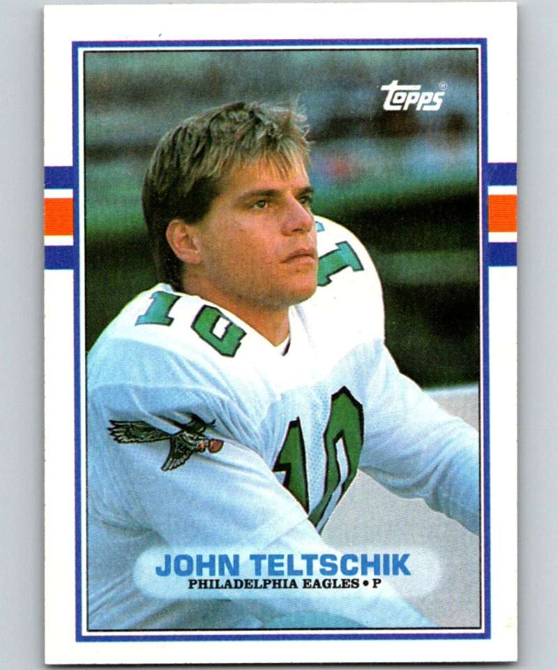 1989 Topps #110 John Teltschik Eagles NFL Football