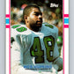 1989 Topps #111 Wes Hopkins Eagles NFL Football Image 1