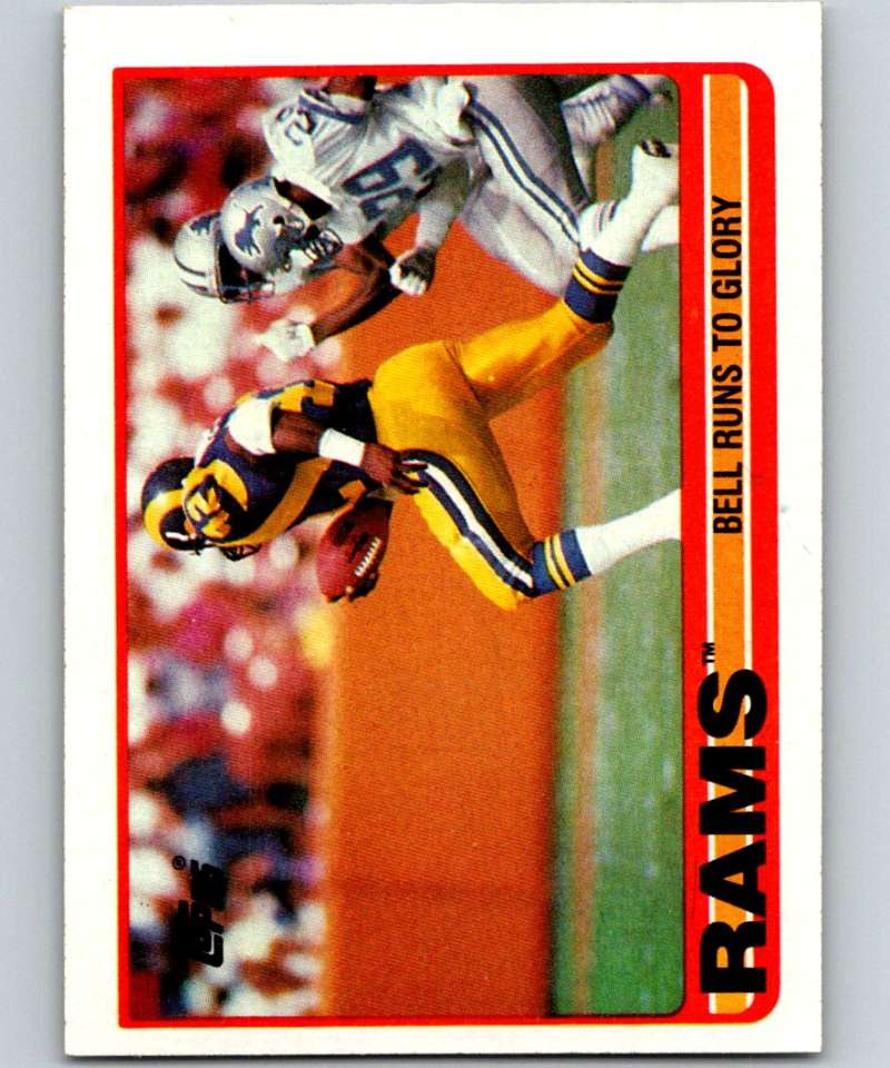 1989 Topps #122 Greg Bell LA Rams TL NFL Football