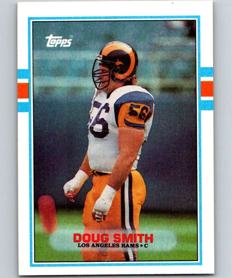 1989 Topps #133 Doug Smith LA Rams NFL Football Image 1