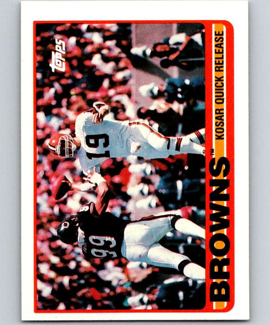 1989 Topps #138 Bernie Kosar Browns TL NFL Football Image 1