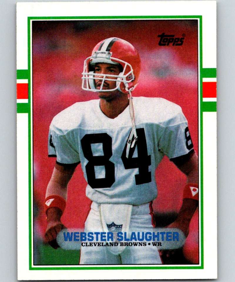 1989 Topps #140 Webster Slaughter Browns NFL Football