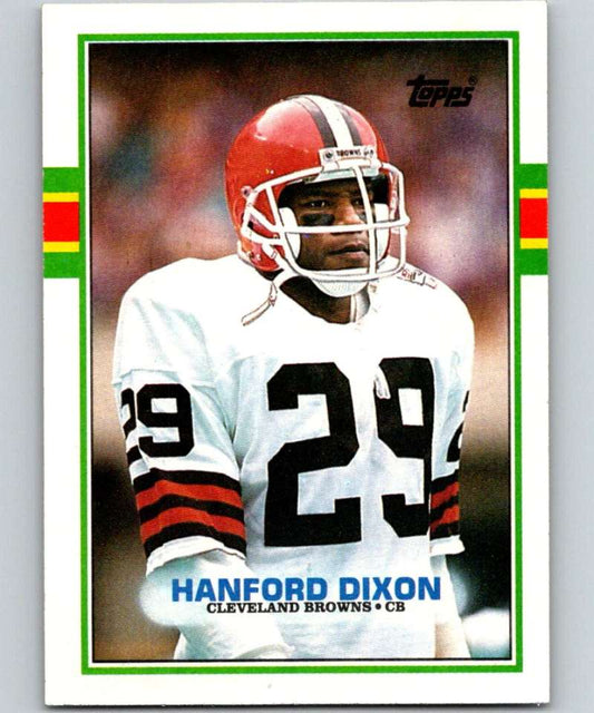 1989 Topps #145 Hanford Dixon Browns NFL Football Image 1