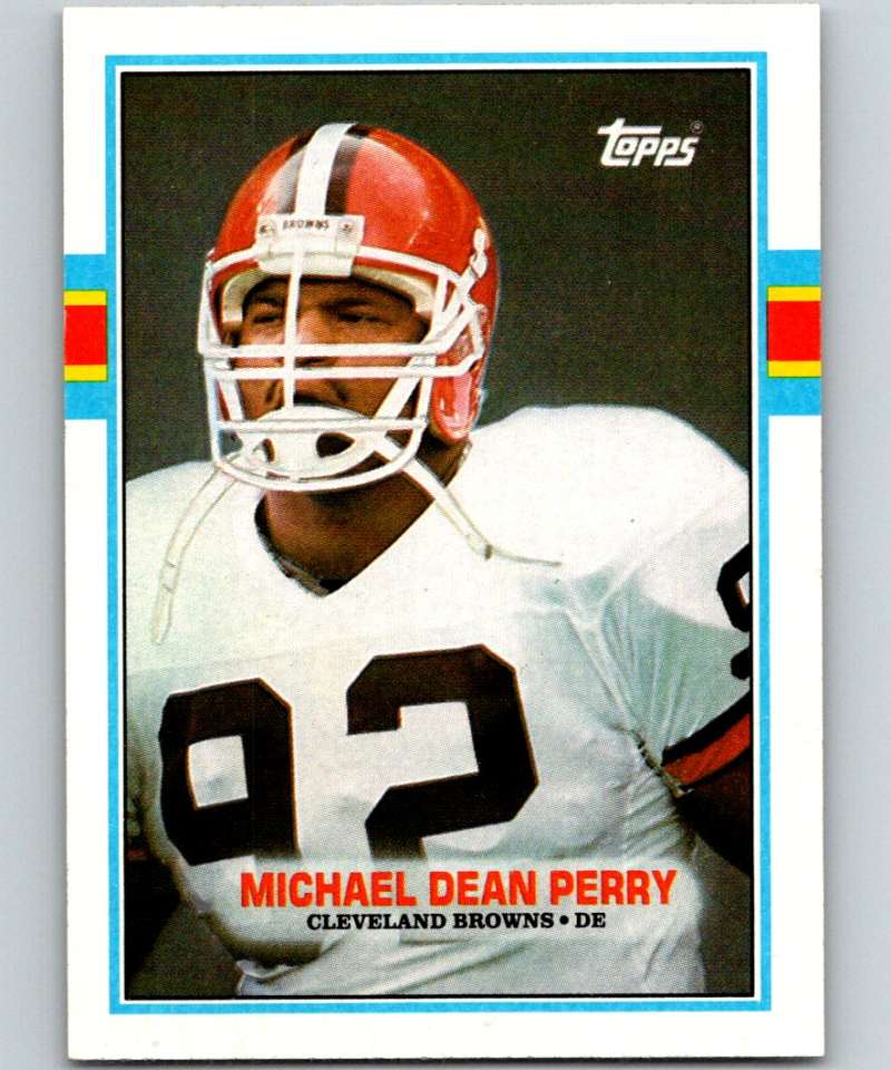 1989 Topps #148 Michael Dean Perry RC Rookie Browns NFL Football