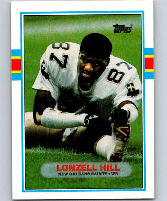 1989 Topps #156 Lonzell Hill Saints NFL Football