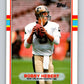 1989 Topps #162 Bobby Hebert Saints NFL Football Image 1