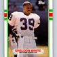 1989 Topps #170 Sheldon White RC Rookie NY Giants NFL Football Image 1