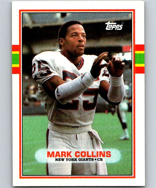 1989 Topps #171 Mark Collins RC Rookie NY Giants NFL Football