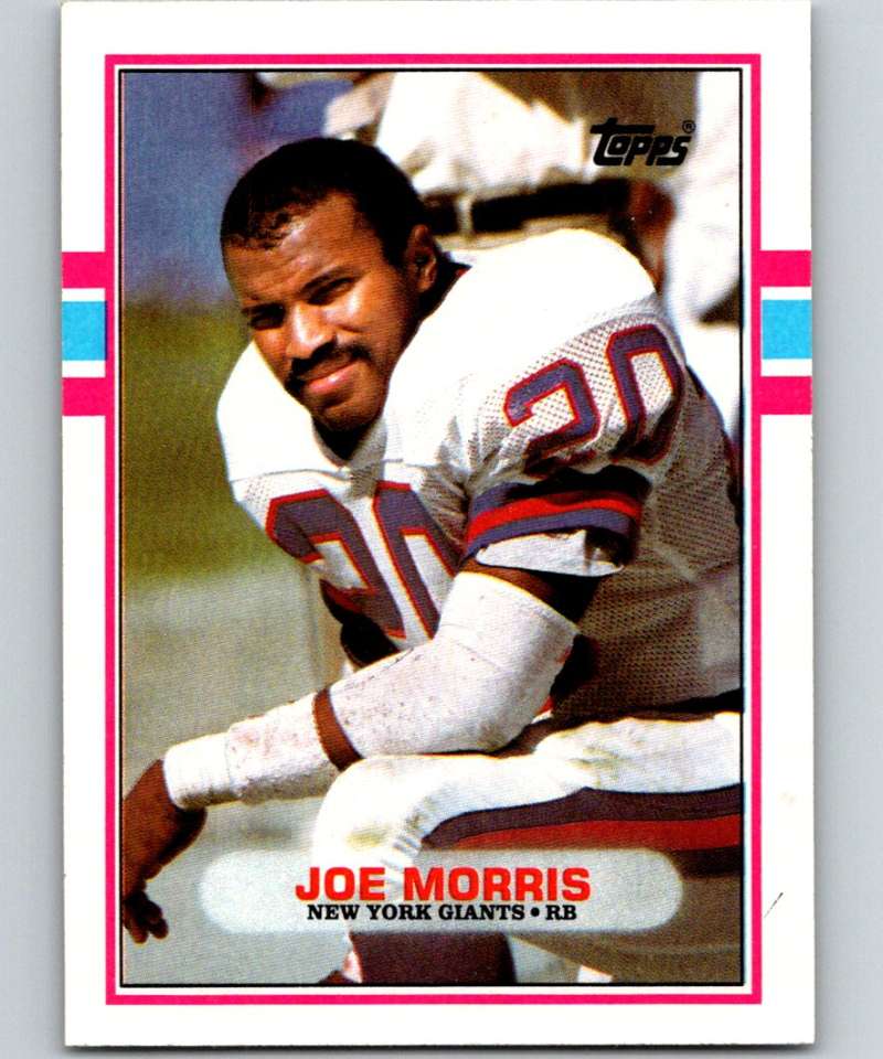 1989 Topps #178 Joe Morris NY Giants NFL Football Image 1