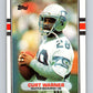 1989 Topps #186 Curt Warner Seahawks NFL Football Image 1
