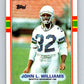 1989 Topps #190 John Williams Seahawks NFL Football