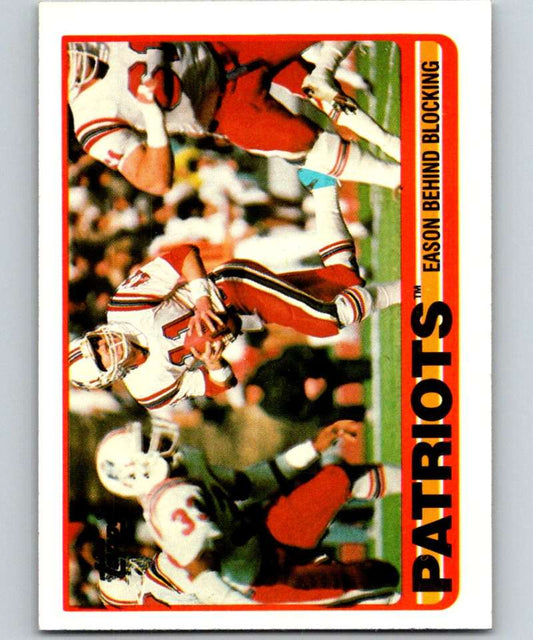 1989 Topps #193 Tony Eason Patriots TL NFL Football Image 1