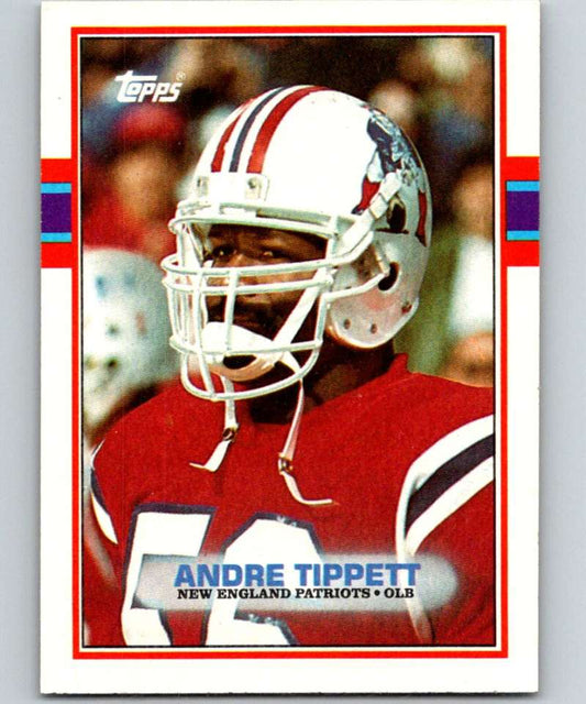 1989 Topps #196 Andre Tippett Patriots NFL Football Image 1