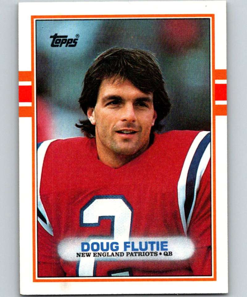 1989 Topps #198 Doug Flutie Patriots NFL Football