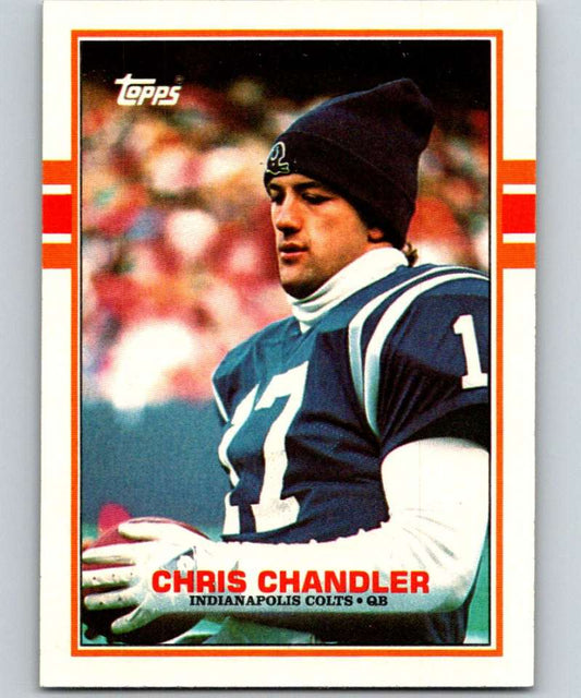 1989 Topps #209 Chris Chandler RC Rookie Colts NFL Football