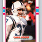 1989 Topps #214 Chris Goode RC Rookie Colts NFL Football Image 1