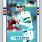 1989 Topps #228 Ken O'Brien NY Jets NFL Football Image 1