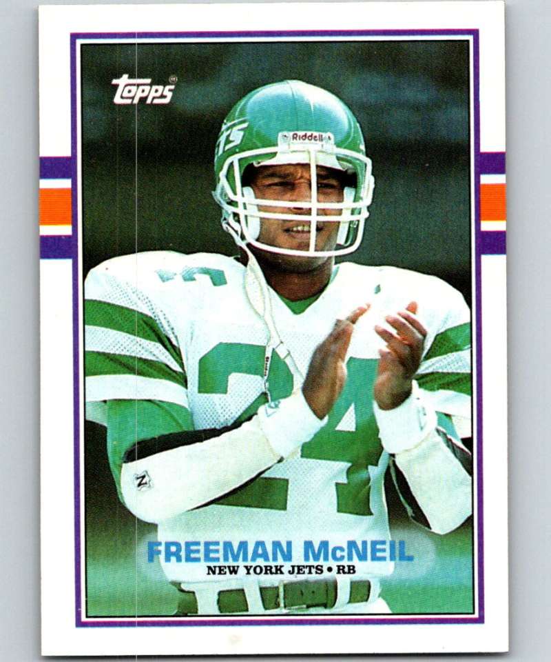 1989 Topps #232 Freeman McNeil NY Jets NFL Football Image 1