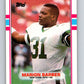 1989 Topps #233 Marion Barber RC Rookie NY Jets NFL Football Image 1