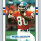 1989 Topps #242 Mark Jackson Broncos NFL Football Image 1
