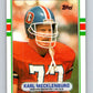 1989 Topps #247 Karl Mecklenburg Broncos UER NFL Football Image 1