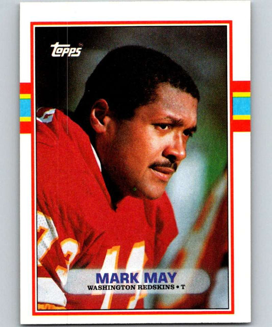 1989 Topps #255 Mark May RC Rookie Redskins NFL Football