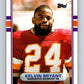 1989 Topps #261 Kelvin Bryant Redskins NFL Football