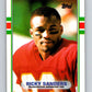 1989 Topps #263 Ricky Sanders Redskins NFL Football