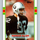 1989 Topps #267 Marcus Allen LA Raiders NFL Football