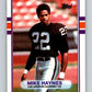 1989 Topps #268 Mike Haynes LA Raiders NFL Football Image 1