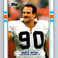 1989 Topps #275 Mike Wise LA Raiders NFL Football Image 1