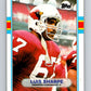 1989 Topps #277 Luis Sharpe Cardinals NFL Football Image 1