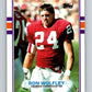1989 Topps #280 Ron Wolfley Cardinals NFL Football Image 1