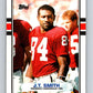 1989 Topps #287 J.T. Smith Cardinals NFL Football Image 1