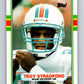 1989 Topps #292 Troy Stradford Dolphins NFL Football Image 1