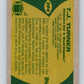 1989 Topps #294 T.J. Turner Dolphins NFL Football Image 2