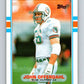 1989 Topps #295 John Offerdahl Dolphins NFL Football Image 1