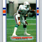1989 Topps #298 Lorenzo Hampton Dolphins NFL Football Image 1