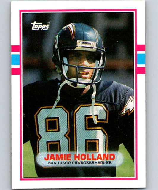 1989 Topps #308 Jamie Holland RC Rookie Chargers NFL Football