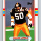 1989 Topps #316 David Little Steelers NFL Football Image 1