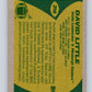 1989 Topps #316 David Little Steelers NFL Football Image 2