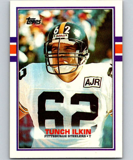 1989 Topps #317 Tunch Ilkin RC Rookie Steelers NFL Football