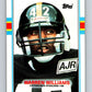 1989 Topps #319 Warren Williams RC Rookie Steelers NFL Football