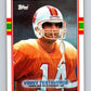 1989 Topps #327 Vinny Testaverde Buccaneers NFL Football