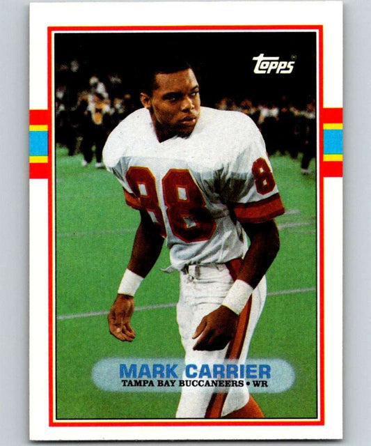 1989 Topps #331 Mark Carrier RC Rookie Buccaneers NFL Football
